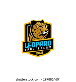 Animal Leopard Sports Logo Mascot esport Template Vector