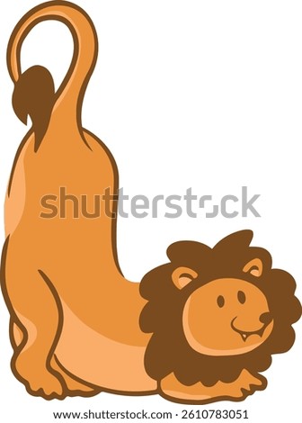 Animal Letter Vector Element Alphabet L