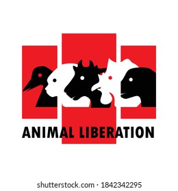 Animal Liberation Front Animal Illustration