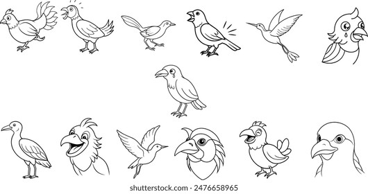 Animal line art design ,animal vector design 