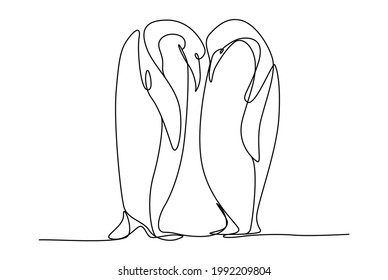 Animal line art. Elegant, simple, and minimalist style.