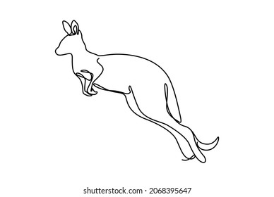 Arte de línea animal. Elegante, sencillo y minimalista.