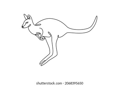 Arte de línea animal. Elegante, sencillo y minimalista.