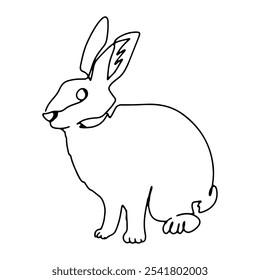 Animal Line Art Vector Graphic Decorative
