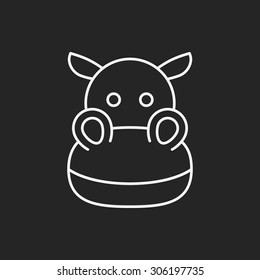 animal line icon
