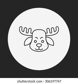 animal line icon