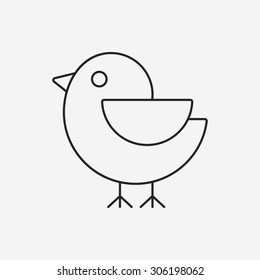 animal line icon