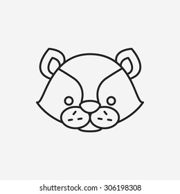 animal line icon