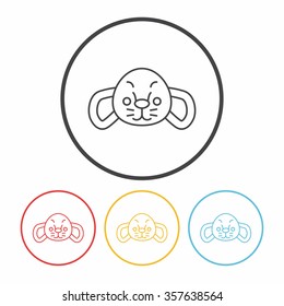 animal line icon