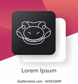 animal line icon