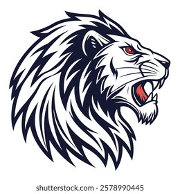 Animal Lion head logo Vector