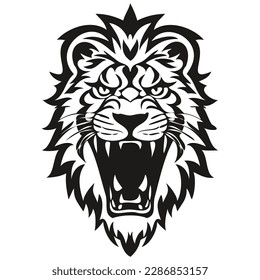 Animal Lion mascot logo for football, basketball, lacrosse, baseball, hockey , soccer team
