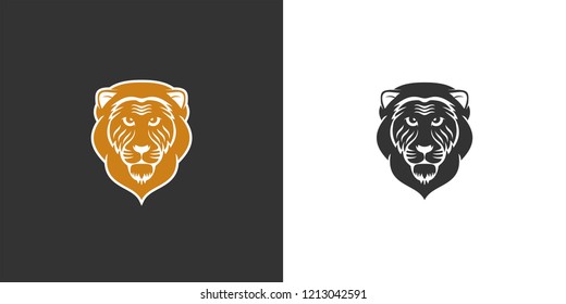 animal lion vector icon logo