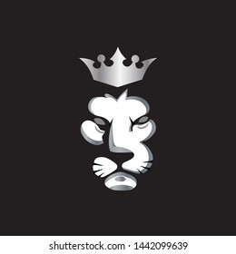 animal lion vector icon logo