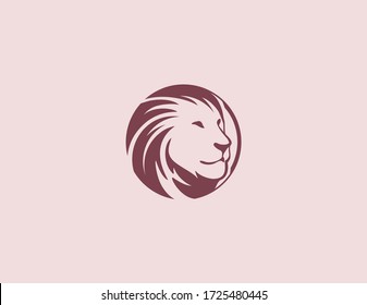 animal lion vector icon logo