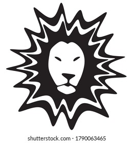 animal lion vector icon logo