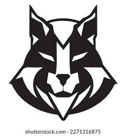 Animal logo black and white for use software apps T shirt shopping cap etc