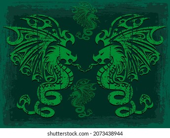 animal logo design tattoo vector illustration and creative background eps10