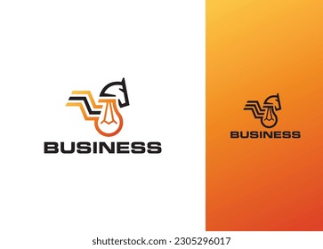 Design von Tierlogo - Logo-Design-Vorlage

