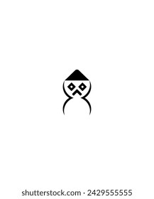 Vector de diseño de logotipo animal. Con fondo blanco 