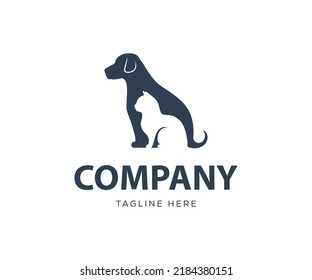 Animal Logo. Dog and Cat Animal Logo