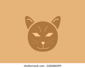 animal logo flat design vector illustration