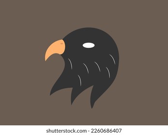 ilustración vectorial de diseño plano con logotipo animal
