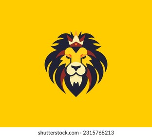 Animal logo flat vector minimalis