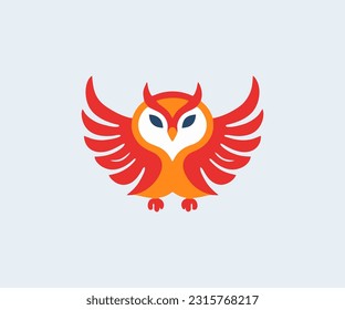 Animal logo flat vector minimalis