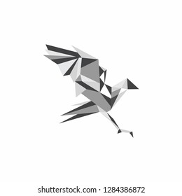 animal logo geometris