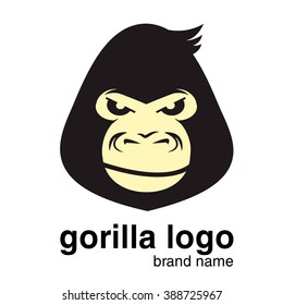 Animal logo. gorilla logo. Monkey logo. logo Template