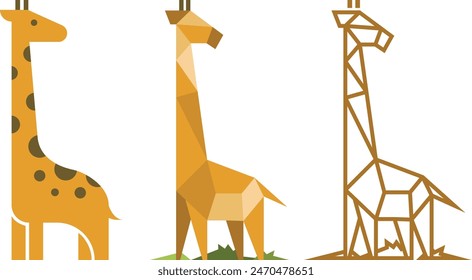animal logo and illustration design template editable and high resolution image vector
