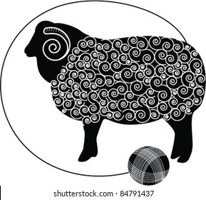 animal logo isolated white background  