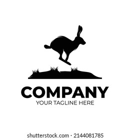 Animal logo - rabbit logo design template