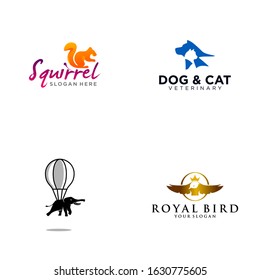 Animal Logo Set Vector Design