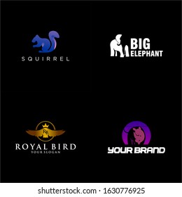 Animal Logo Set Vector Design