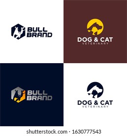 Animal Logo Set Vector Design