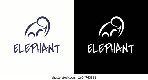 animal logo Template design element with modern concept.