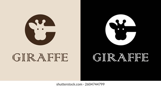 animal logo Template design element with modern concept.