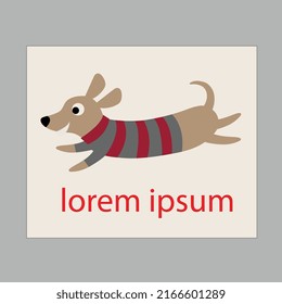 logotipo animal vectorial logotipo de cartón
