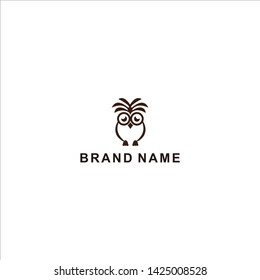 ANIMAL LOGO VECTOR ICON OWEL FRUIT