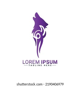 Animal logo vector illustration design 