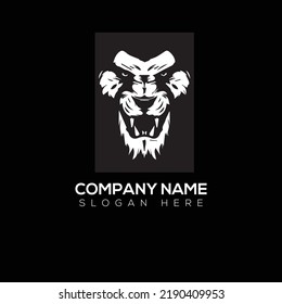 Diseño del vector del logotipo animal