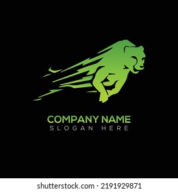 Diseño del vector del logotipo animal 