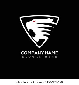 Diseño del vector del logotipo animal 