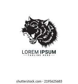 Diseño del vector del logotipo animal 
