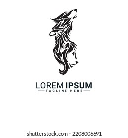 Animal logo vector illustration design 