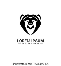 Diseño del vector del logotipo animal  