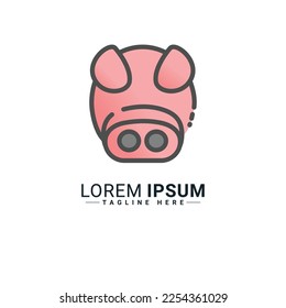 Diseño del vector del logotipo animal