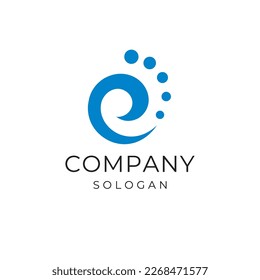 Animal logo, wild, footstep, vector, design